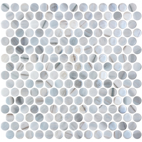 Penny Cassian Iridis 28.6 x 28.6cm Mosaic Sheet