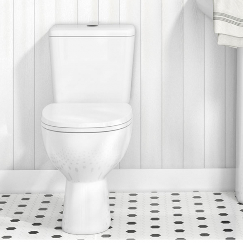 Toilet Pan, Cistern & Seat