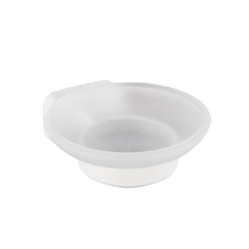 Asti Soap Dish Holder Matt white- 52.469