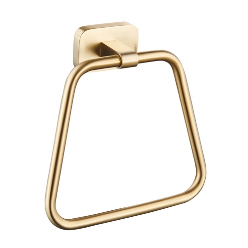 Asti Towel Ring Brushed Brass- 52.443