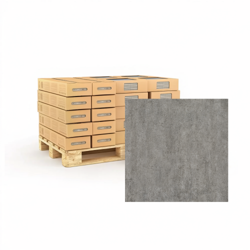Clay Stone Dark Grey Porcelain 60X60 - 43.2 sqm - Full Pallet of RAK Tiles