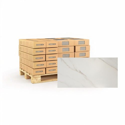 30x60 Calacatta Gold White Matt - 51.84 sqm - Full Pallet of RAK Tiles
