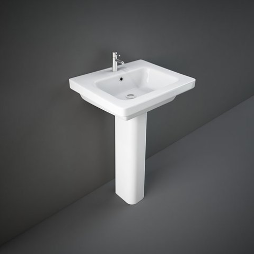 RAK Resort Basin & Pedestal - 550 & 650mm Full & Half Pedestal