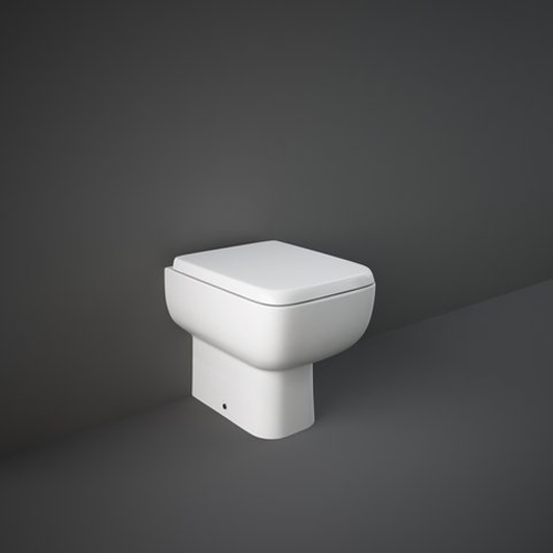 RAK Series 600 Rimless Back to Wall Pan with Soft Close Seat 