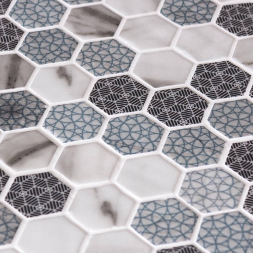 Hex Gilda 30.1 x 29.0cm Mosaic Sheet