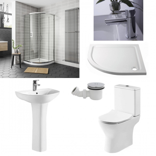 900mm Quadrant En-suite Pack - VODASUITE9