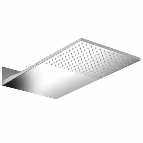 Deluxe Ultra Thin Stainless Steel Oblong Shower Head