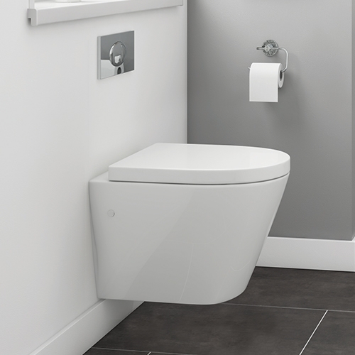 Rak Resort Wall Hung Toilet With Soft Close Seat