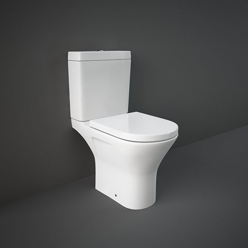 RAK Resort Mini Close Coupled Full Access WC Pan, Cistern & Seat