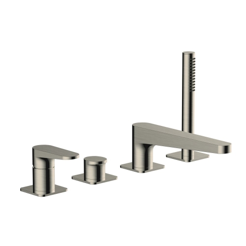 Rak Ischia 4 Hole Bath/Shower Mixer Nickel