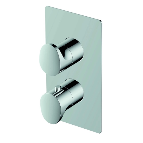 Rak Single Outlet 2 Handle Thermo Chrome