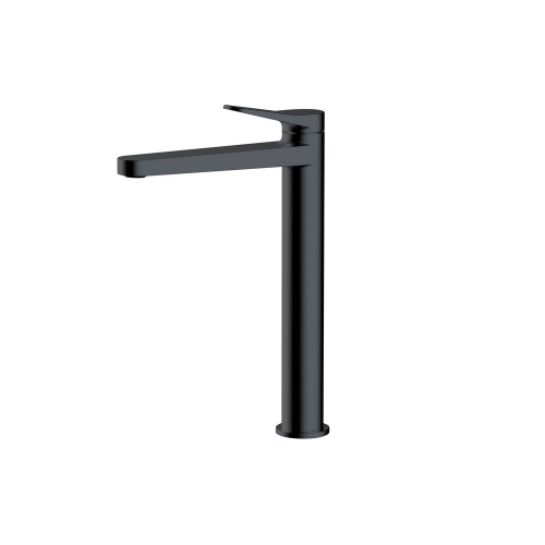 Rak Petit Round Tall Basin Mixer Black