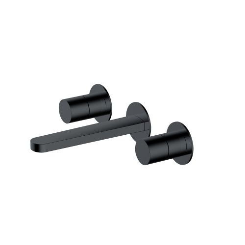 Rak Petit Round WM 3 Hole Basin Mixer Black