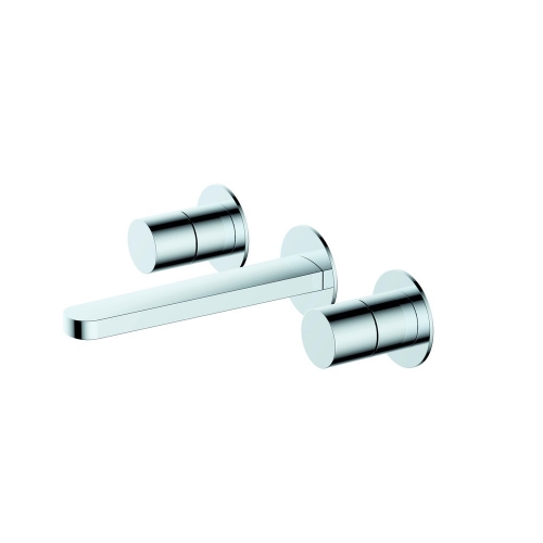 Rak Petit Round WM 3 Hole Basin Mixer Chrome