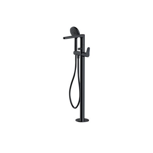 Rak Petit Round FS Bath/Shower Mixer Black