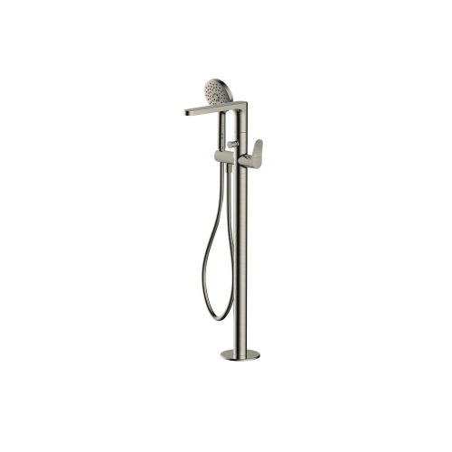 Rak Petit Round FS Bath/Shower Mixer Nickel