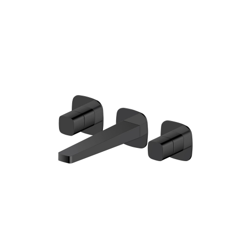 Rak Petit Square WM 3 Hole Basin Mixer Black