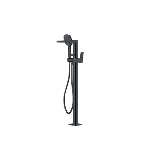 Rak Petit Square FS Bath/Shower Mixer Black