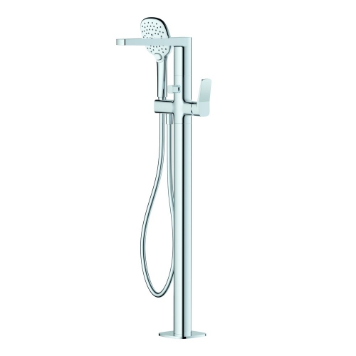 Rak Petit Square FS Bath/Shower Mixer Chrome
