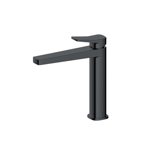 Rak Petit Square Mid Height Basin Mixer Blk