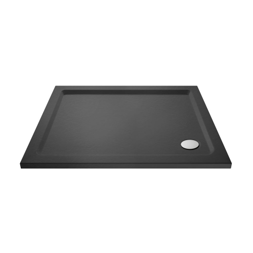 Slate Grey Rectangular Shower Tray 800 x 700mm - Jewel by Voda Design