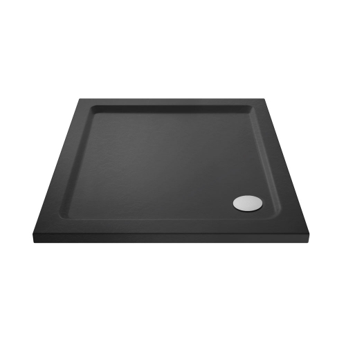Slate Grey Square Shower Tray 800 x 800mm - Jewel by Voda Design