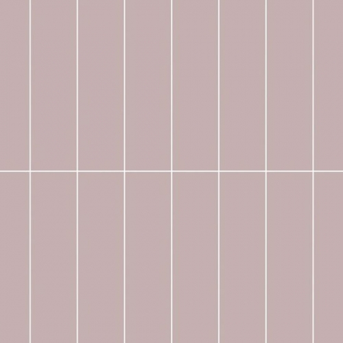 Fibo Urban - 2.4m x 0.6m Wall Panel - Dusky Pink (Stacked Subway) - Single