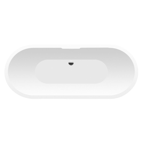 Freestanding Modern Double Ended Bath - San Marlo by Synergy