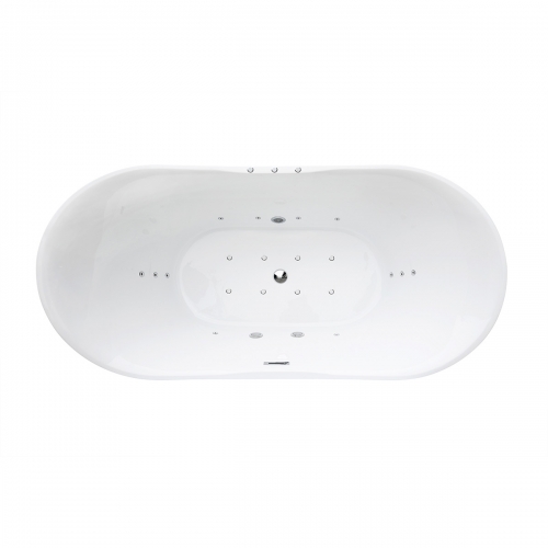 Loco Freestanding Bath 1800 x 900 x 720mm with Hydro Whirlpool & Air Jets