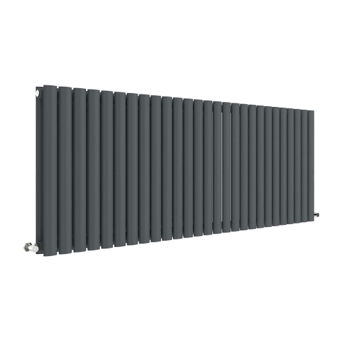Horizontal Double Panel Radiator 600 x 1572 - Anthracite - VHEA025