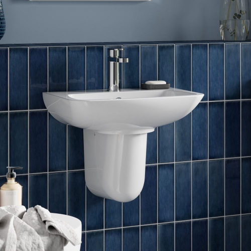 500mm Basin & Semi Pedestal-VSEMI6