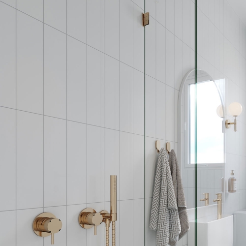 Fibo Urban - 2.4m x 0.6m Wall Panel - Denver White (Stacked Subway) - Single