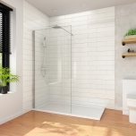 Walk In Shower Enclosure/Wetroom (8mm Glass). Incl. Panels & Shower Tray
